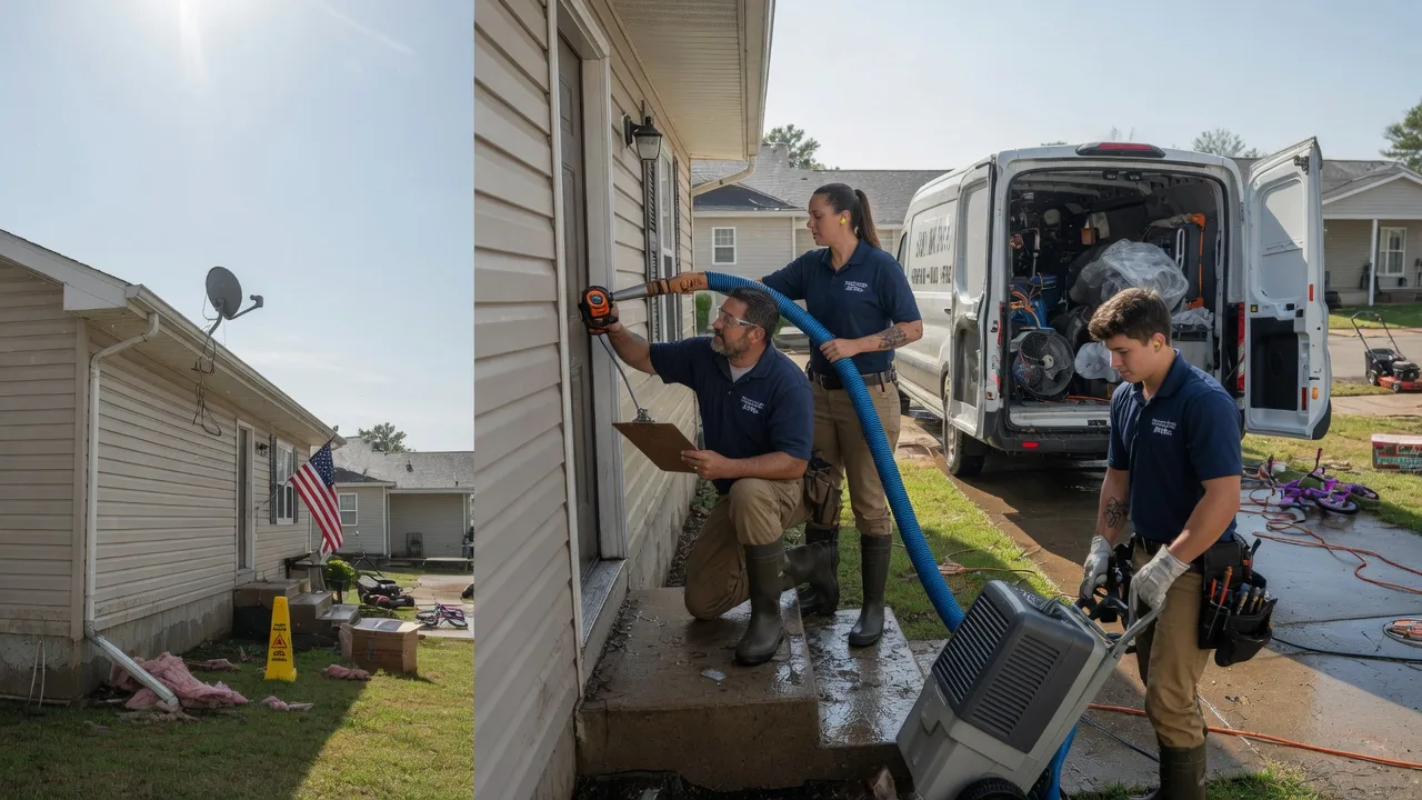 Ceiling Water Damage Restoration in Honobia, OK near me